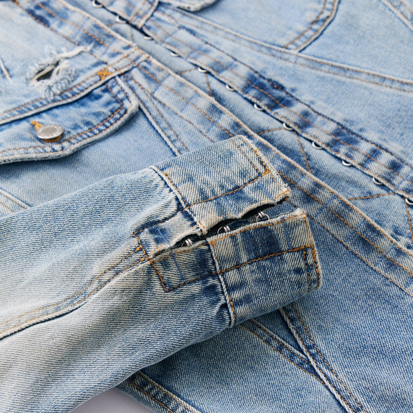 DOLCE & GABBANA RHINESTONE 2000s DENIM JACKET