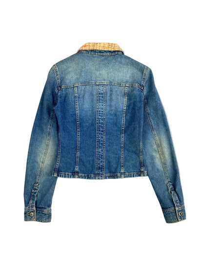 Dolce & Gabbana 2000s Tweed & Denim Hybrid Jacket 40 IT / S