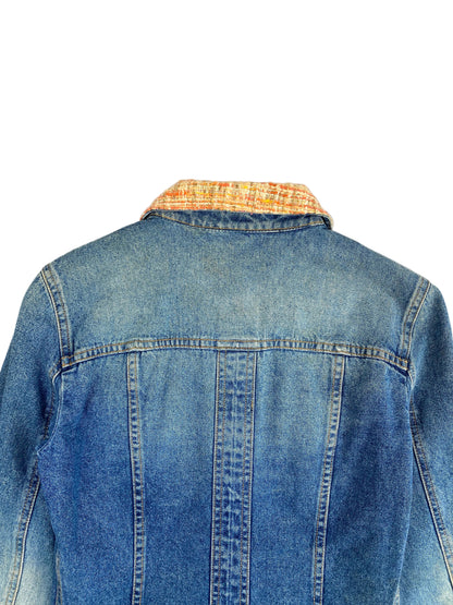 Dolce & Gabbana 2000s Tweed & Denim Hybrid Jacket 40 IT / S
