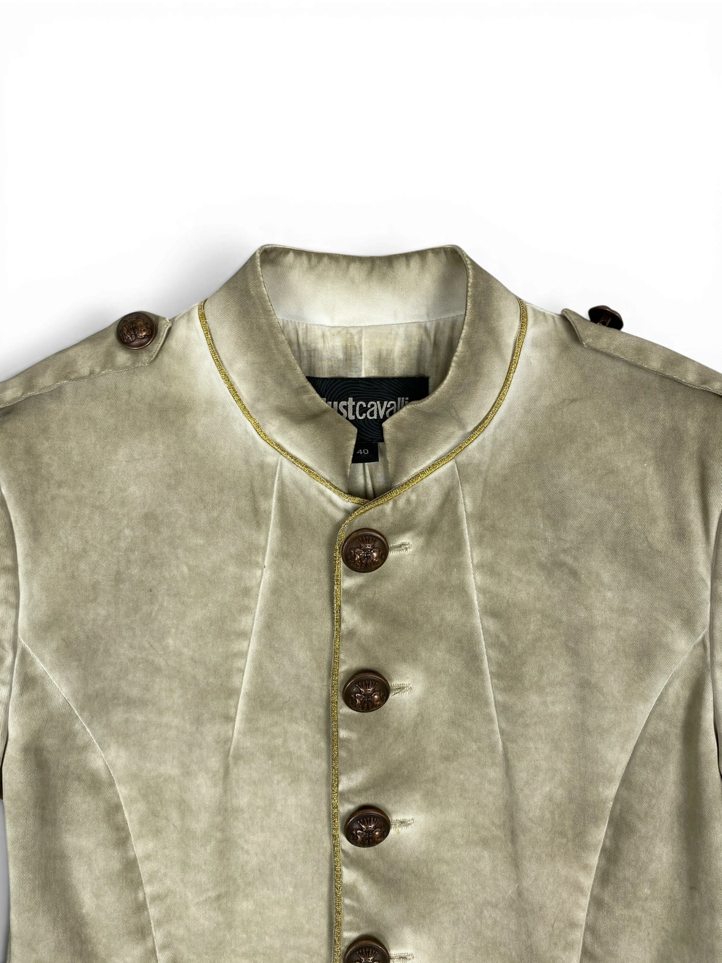 CAVALLI Military Detailed Jacket Sz 40
