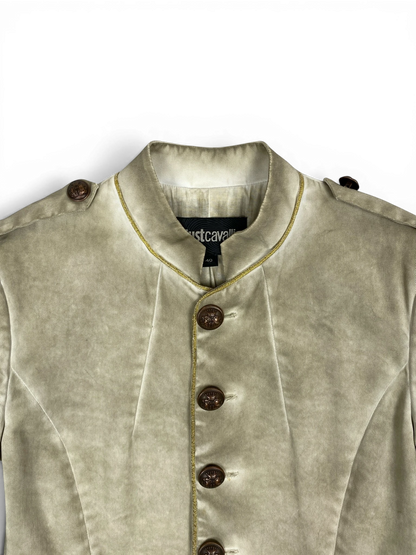 CAVALLI Military Detailed Jacket Sz 40
