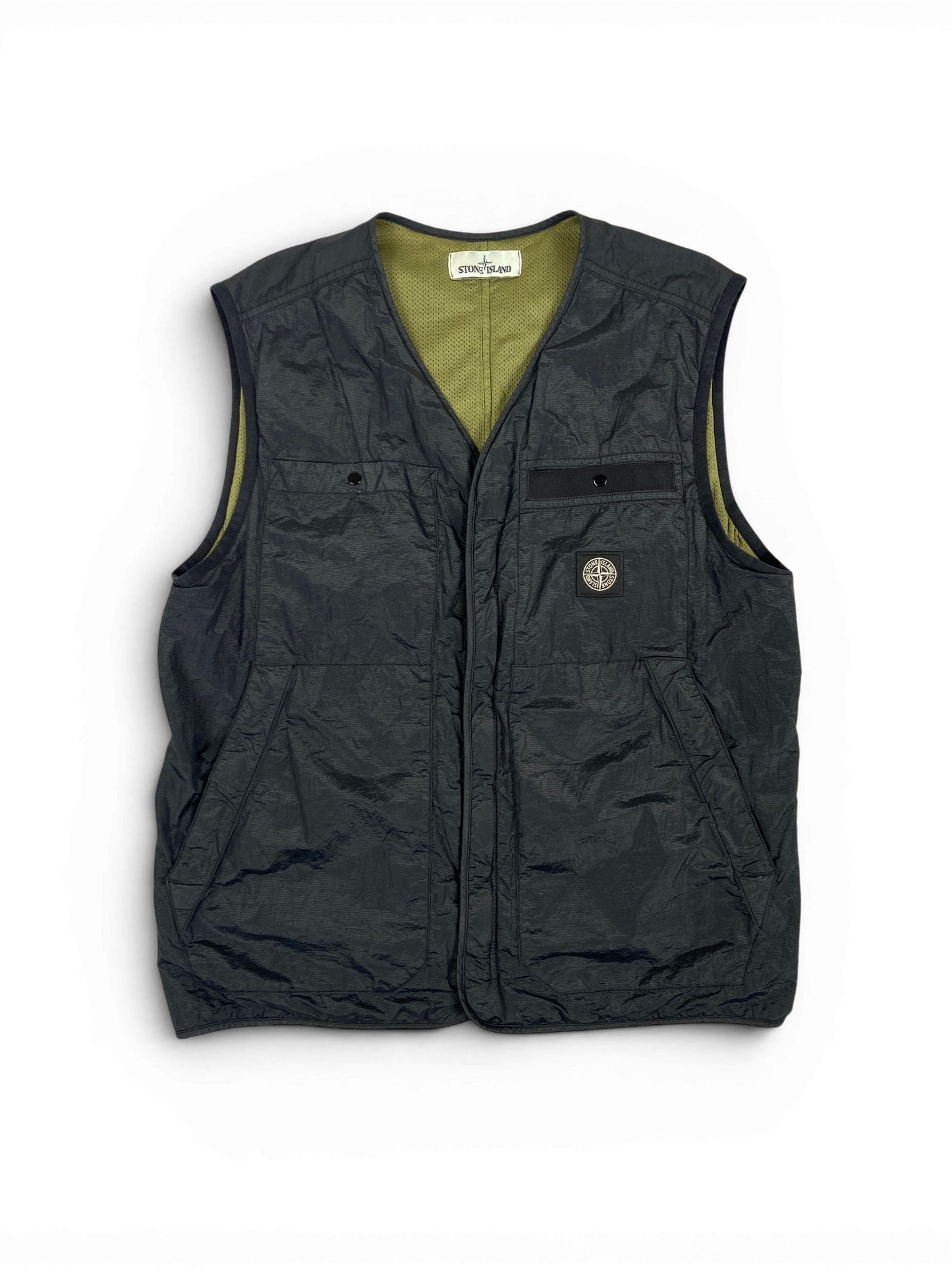 STONE ISLAND PA/PL SEERSUCKER-TC VEST