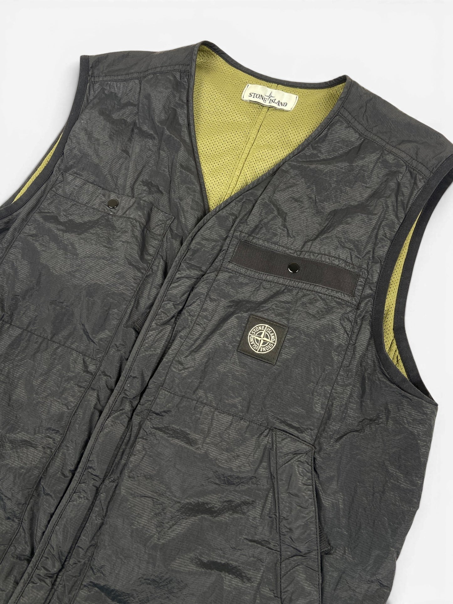 STONE ISLAND PA/PL SEERSUCKER-TC VEST