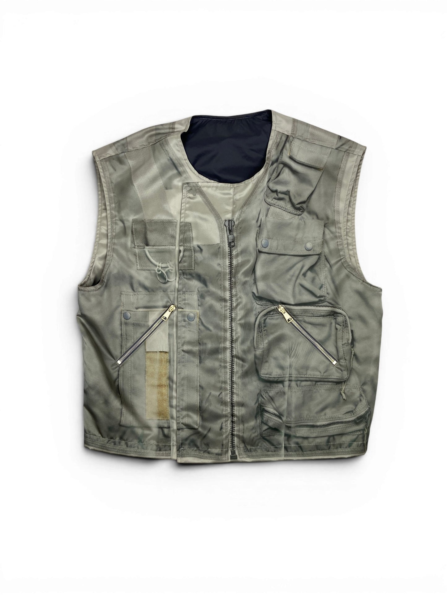 DIESEL J-GRAHAM MILITARY TROMPE L'OEIL VEST