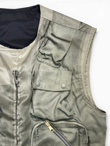 DIESEL J-GRAHAM MILITARY TROMPE L'OEIL VEST