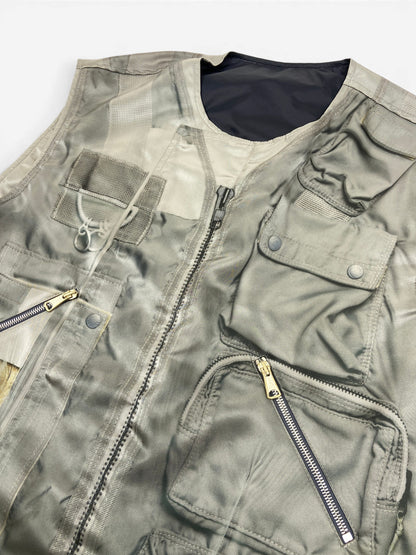 DIESEL J-GRAHAM MILITARY TROMPE L'OEIL VEST