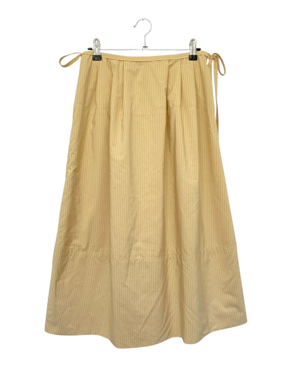 JIL SANDER Yellow Stripe Skirt Size XS
