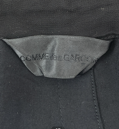 COMME des GARCONS 2005SS Patchwork Round Collar Black Jacket Runway